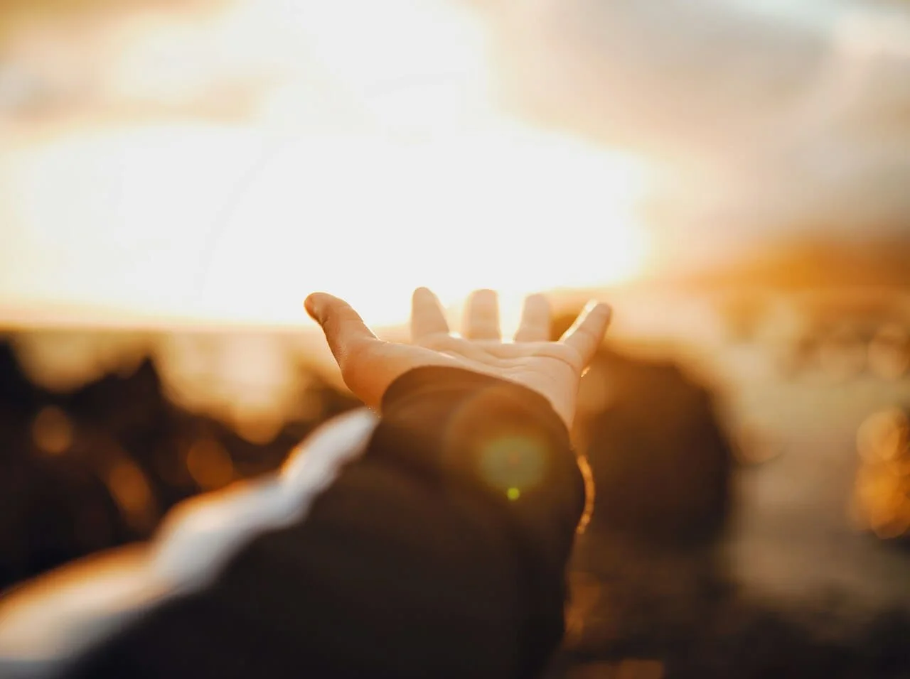 Hands in prayer